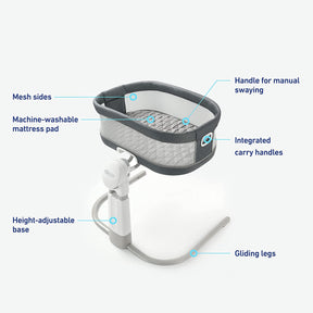 Cuna moisés con movimiento relajante Maison Graco