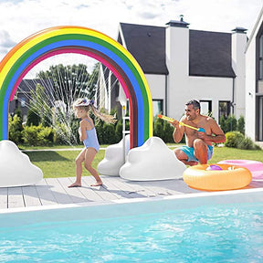 Arco Rociador de Agua Inflable Arcoirirs