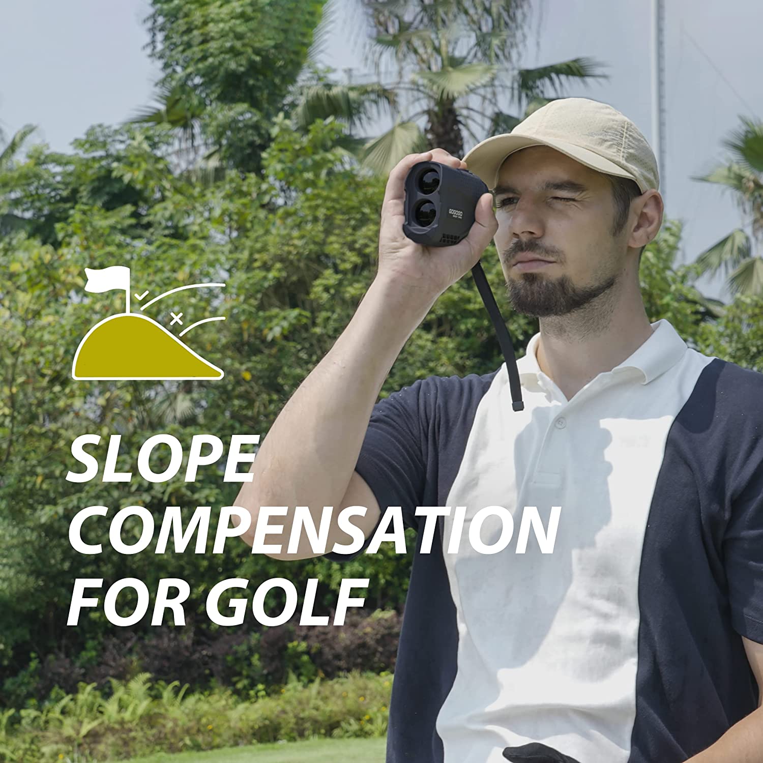 Telémetro láser para golf y caza Gogogo Sport Vpro