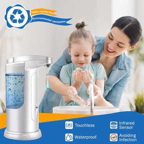 Dispensador automático de jabón con sensor de movimiento infrarrojo