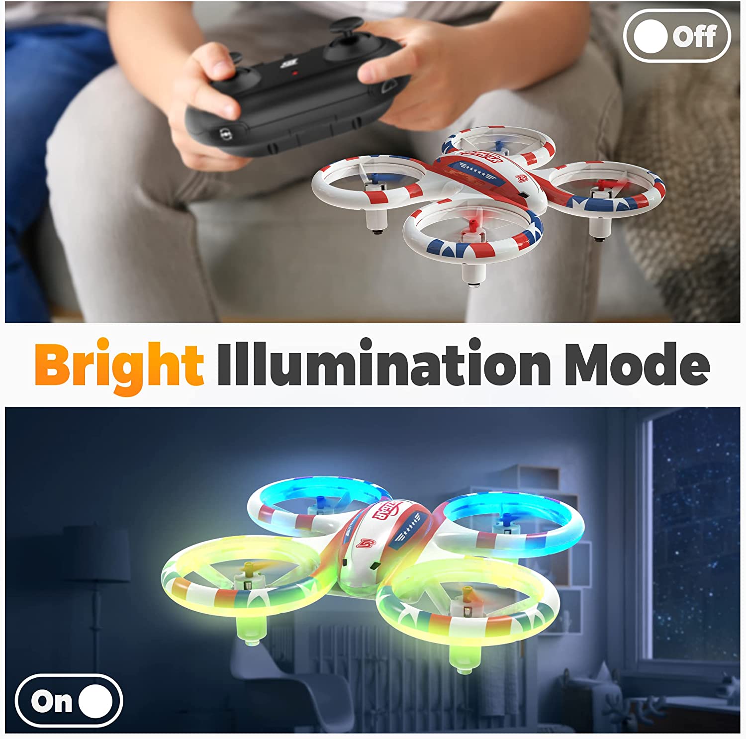 Mini Drone para niños y principiantes Bezgar